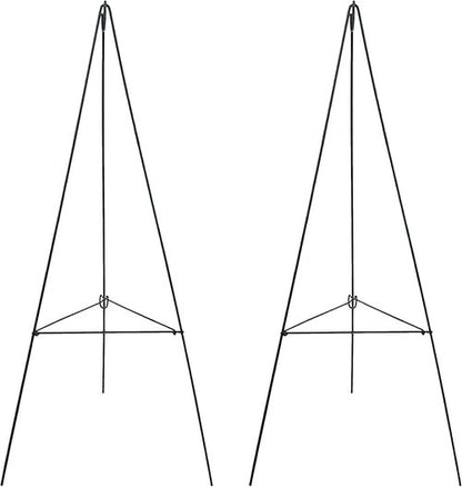 Christmas Wreath Stand by [Brand Name] - Durable 30-Inch Wire Easel Holder for Cemetery & Outdoor Use