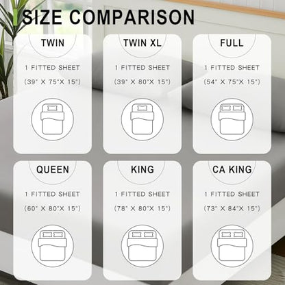 King Size Grounding Sheets with Silver Fiber & Outlet Tester - Gray, 70% Organic Cotton, Grounded Bed Sheet Kit