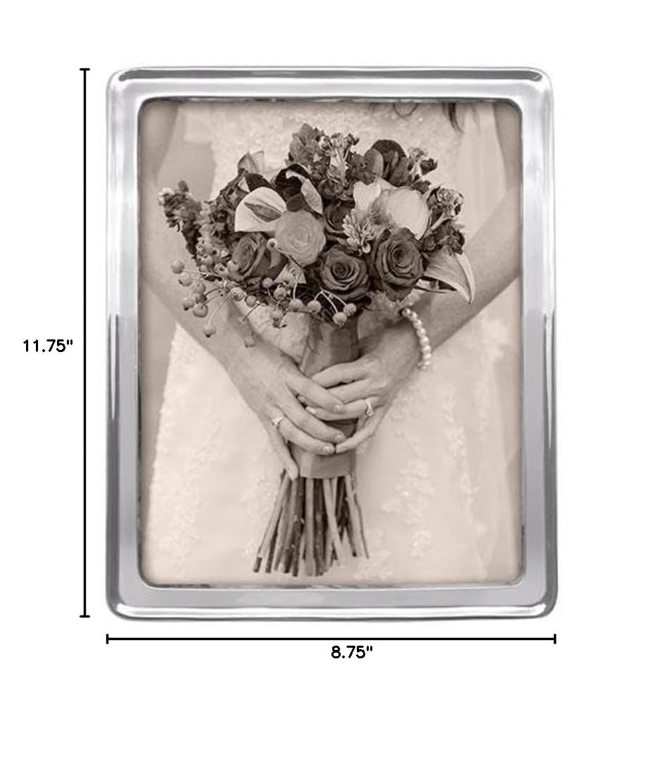 Mariposa Signature 8x10 Frame, Silver