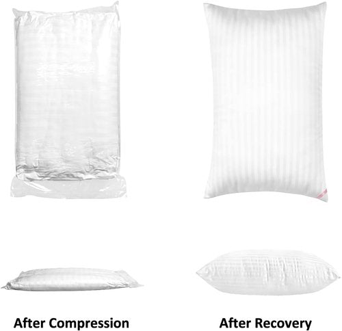 EIUE Hotel Collection Bed Pillows - Super Soft Down Alternative | 2 Pack Queen Size, 20 x 30 Inches