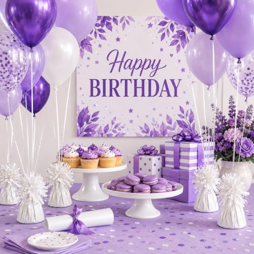 White Balloon Weights Set with Ribbons for Party Decorations - 6 Pieces