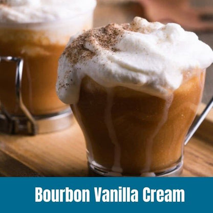 Door County Coffee Bourbon Vanilla Cream Flavored Whole Bean - Medium Roast 10 oz Bag - 100% Specialty Arabica