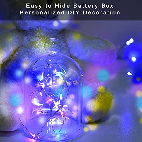 Fairy String Lights Battery Operated 6-Pack Colorful Mini LED Decorative Lights