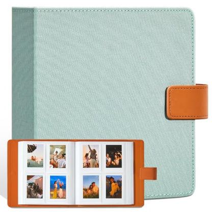 Mini Photo Album Green for Polaroid Hi-Print 2x3 and Snap - Holds 320 Photos