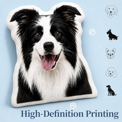 Personalized Pet Photo Pillow Custom Plush with Picture for Gift or Decor