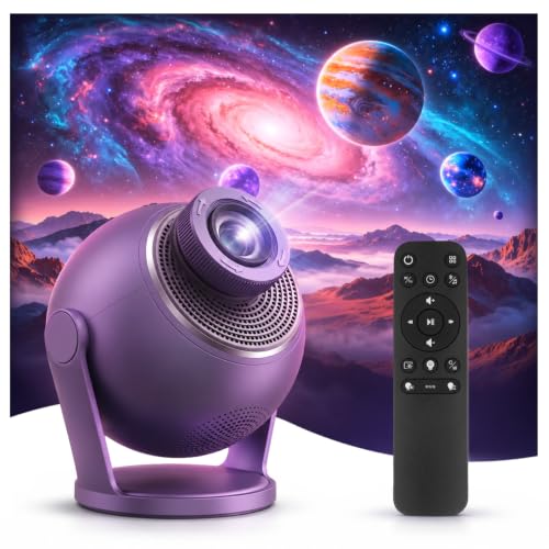 Galaxy Projector Night Light with 3D Visuals & Bluetooth Speaker