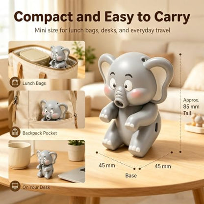 Mini Clip-On Cat-Shaped Fan for Cups & Bowls, Travel Food Cooler E