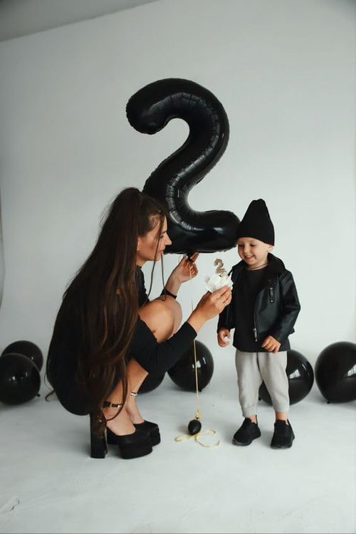 Black Number 70 Balloon - 40 Inch 70th Birthday Decoration for Men & Women | Party Supplies