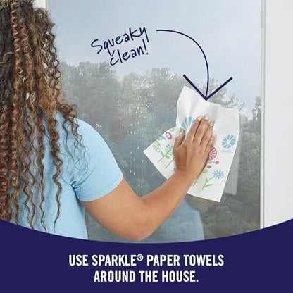 Sparkle® Tear-A-Square® Paper Towels, 24 Double Rolls = 48 Regular Rolls