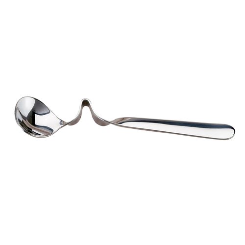 HIC Kitchen Curved Handle Honey Spoon, 18/8 Stainless Steel, Serve Honey, Jelly, and Syrup Without The Mess