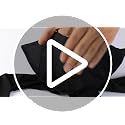 Black Velvet Chair Bow Sashes - Halloween Decor, 4 Pcs - Bat Wing Design