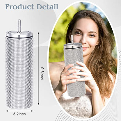 Bling Rhinestone Water Bottles Set - 3 Styles Insulated Tumblers