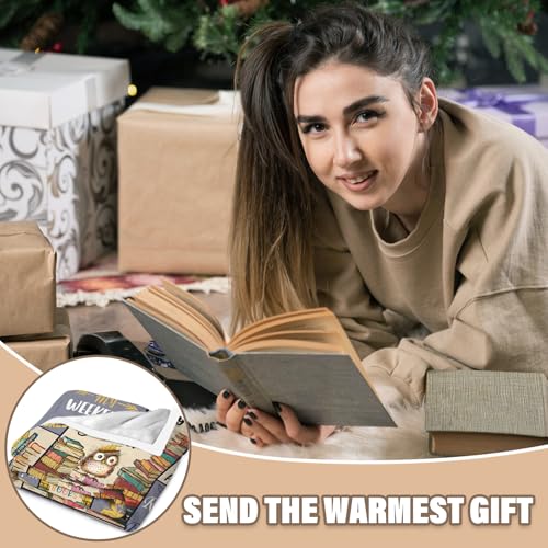 Reading Book Lovers Blanket - Cozy Fleece Oversized Throw 60x80 Inches - Variation of THIS listing