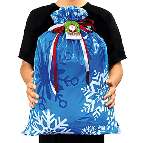 38PCS Christmas Gift Bags Set - Assorted Sizes, Reusable Holiday Packaging