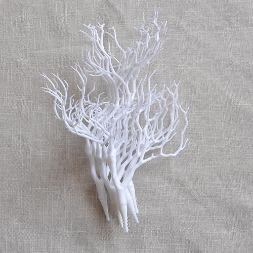 Artificial Coral Branches Set - 13.8 Inch White 10PCS for Decor & Craft (Variation: White 10pcs)