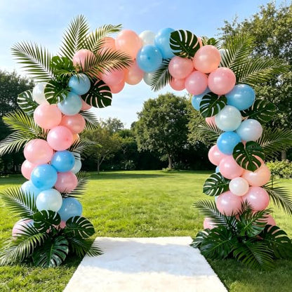 Artificial Palm Leaf Set - Green, 18 Pieces for Home & Party Decor