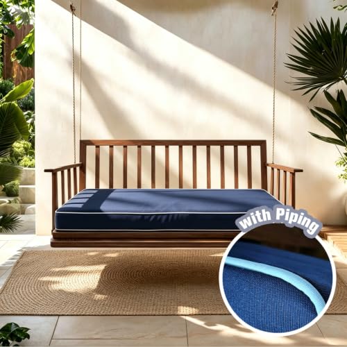 Outdoor Porch Mattress Cover Waterproof Queen Navy Blue 80x60x6 Variation of THIS listing