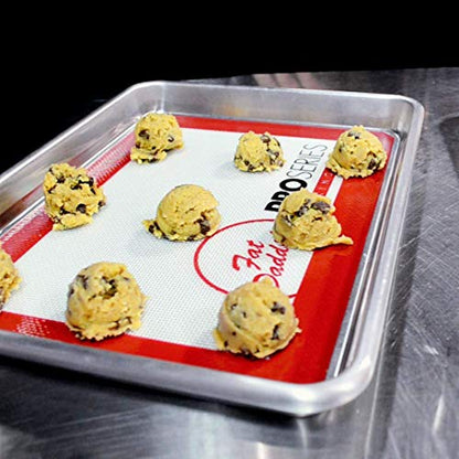 Fat Daddio's Non-Stick Quarter Sheet Silicone Baking Mat, 8.5 x 11 Inch