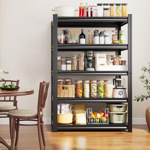 Heavy Duty Metal Garage Shelving - Adjustable Steel Storage Rack 71"Hx35"Wx16"D - Variation 35.4"Wx16"D x71"H