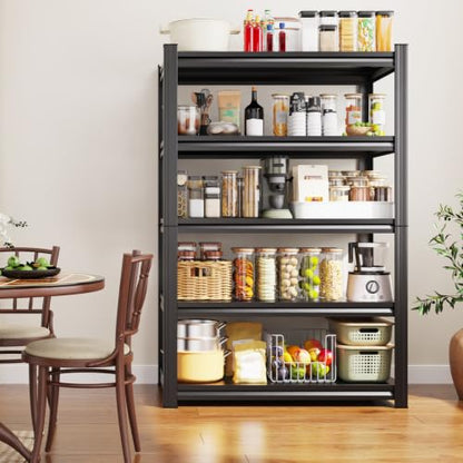 Heavy Duty Metal Garage Shelving - Adjustable Steel Storage Rack 71"Hx35"Wx16"D - Variation 35.4"Wx16"D x71"H