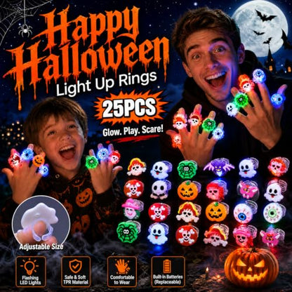 25Pcs Halloween Party Favors for Kids Trick-or-Treat Toys