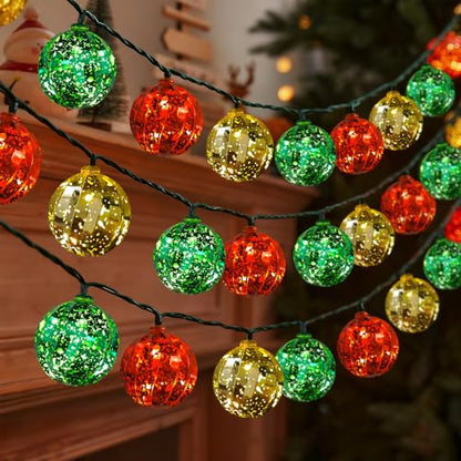 Battery Operated Christmas String Lights 22FT with 20 LEDs, 8 Modes, Timer for Indoor & Outdoor Decor