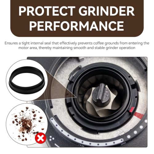 Silicone Gasket Replacement Set for Baratza Coffee Grinders - 6 Pack