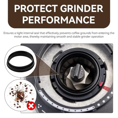 Silicone Gasket Replacement Set for Baratza Coffee Grinders - 6 Pack
