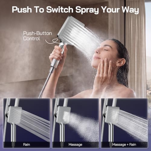 Shower Head Filter Cartridge for HOPOPRO L400099 - Gray 2-Pack