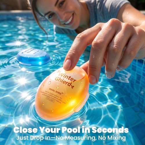 Pool Winterizing Kit for Above Ground & Inground Pools - 2 Capsules, Up to 30,000 Gallons