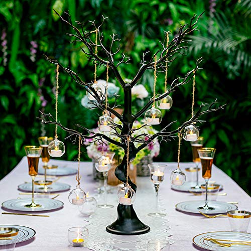 Black Artificial Tree for Table Centerpiece - 2.5ft Wedding Decor