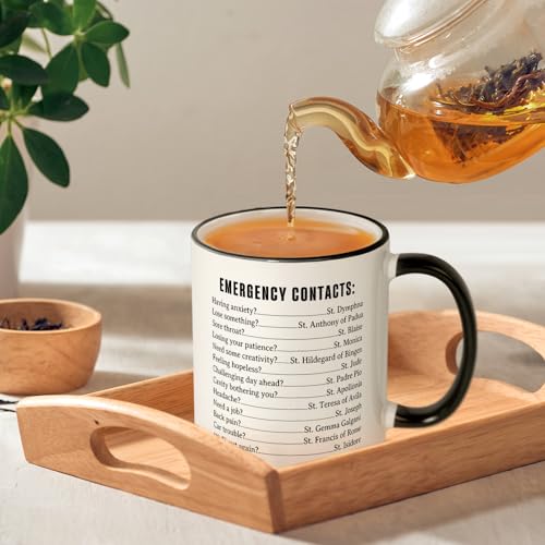 Funny Catholic Mug 11oz - Christian & Religious Coffee Cup Gift for Women Men