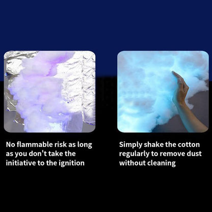 Sepco 3D Thundercloud Storm Ceiling Lights DIY Kit Music Sync Cotton Thunder Lightning Cloud Light Fluffy for Gaming Room Bedroom Wall Night Party Decoration