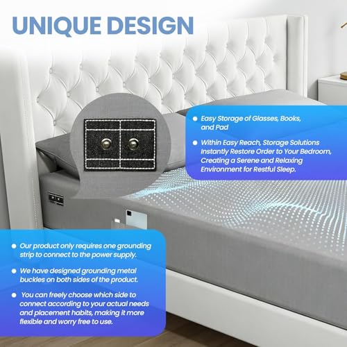 Grounding Sheets Grey Queen Size Cotton Silver Bed Sheet for Earthing