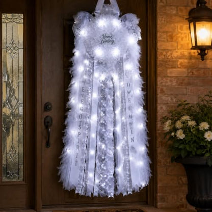 White LED String Lights for Homecoming Mums & Decorations - 6 Pack