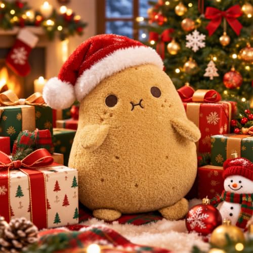 9.8 Inch Cute Potato Plush Pillow Toy - Kawaii Food Stuffed Animal