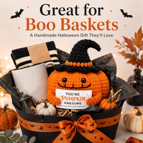 Mini Pumpkin Halloween Gift Basket Stuffer for Women & Teens