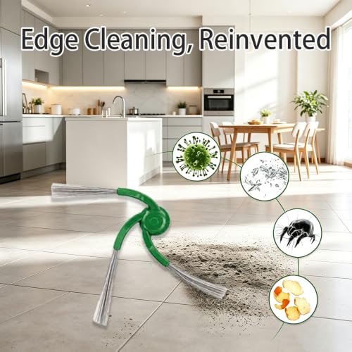 6PCS Replacement Side Brushes for Robot Vacuum Models 415X 115 516 576