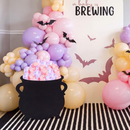2 Ft Halloween Witch Cauldron Cardboard Cutout for Party Decor
