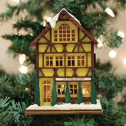 All Things German Wooden Christmas Ornaments - Handcrafted Holiday Decor