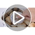Large Stainless Steel Bread Storage Box with Lid - 1.59 Gallon Capacity