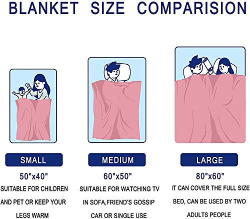 Dance Life Blanket for Adults 80x60 Flannel Throw for Sofa Couch Bed All Season - Color 1