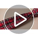 2 Pack Red Black Buffalo Check Christmas Ball Garlands - 6 Ft Holiday Decor