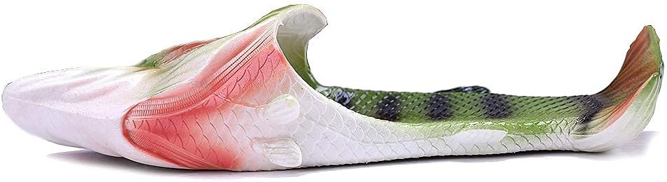 Skiennix Unisex Fish Slippers - Comfortable Bass Sandals for Fun Indoor/Outdoor Wear