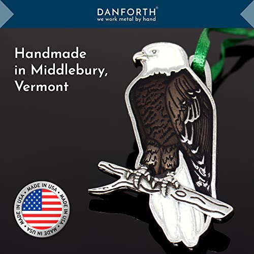 American Bald Eagle Pewter Ornament - Handcrafted USA, Tree or Home Decor (Variation: Bald Eagle)