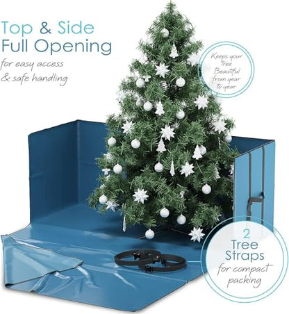 9 Ft Christmas Tree Storage Bag - Waterproof Oxford Fabric with Handles & Dual Zipper
