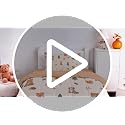 SANDJEST Dinosaur Twin Bedding Set with Comforter, Fitted Sheet & Pillowcases - Kids Bedroom Decor