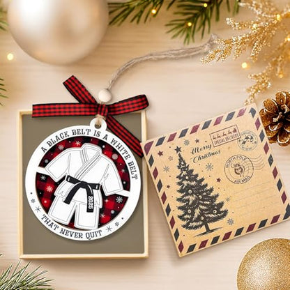 Karate Ornament Boy Christmas Tree Decoration - Jiu Jitsu Gift