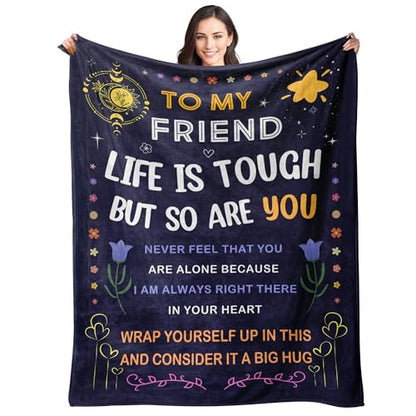 Friendship Gifts for Women - To My Friend Blanket 60x80 Inches - Variation of Friendship Gifts / 60x80