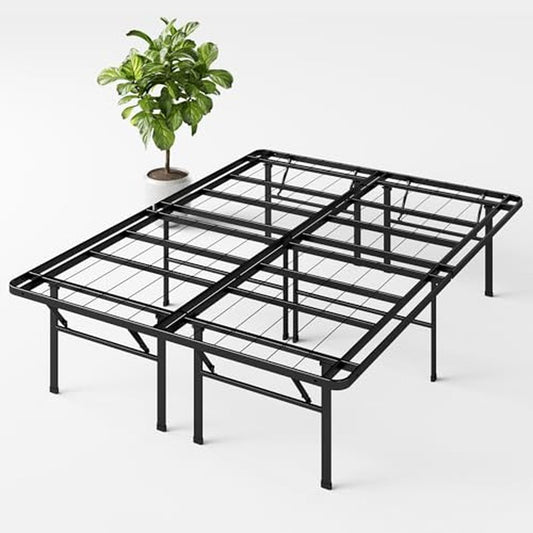 Zinus 16 Inch SmartBase Deluxe Mattress Foundation/ 2 Extra Inches high for Under-Bed Storage/Platform Bed Frame/Box Spring Replacement/Strong/Sturdy/Quiet Noise-Free, Cal King